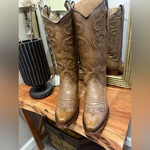 Circle G - Tan - Women’s Western Cowboy Boots